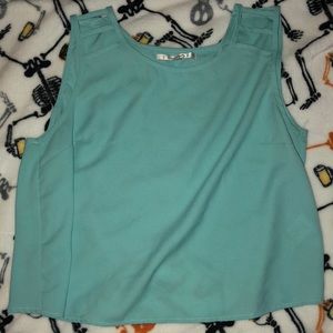 Medium crop top from papaya